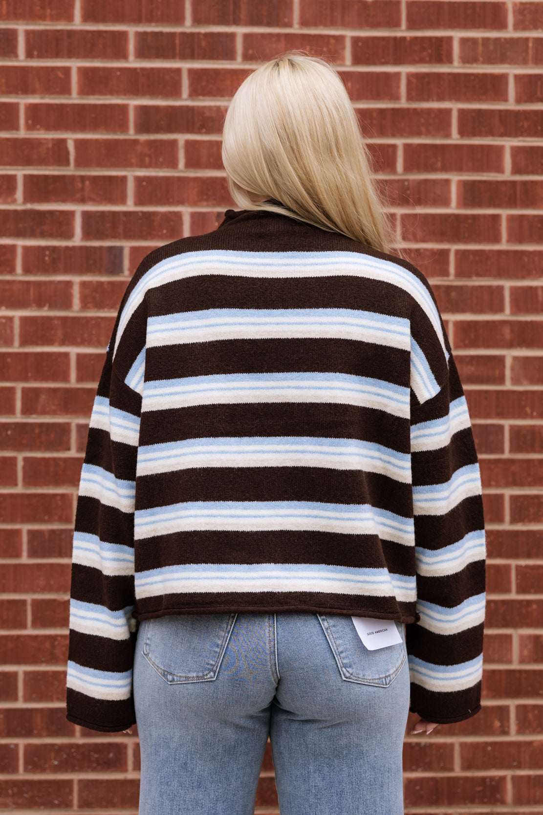 Farah Striped Cardigan | Brown Multi
