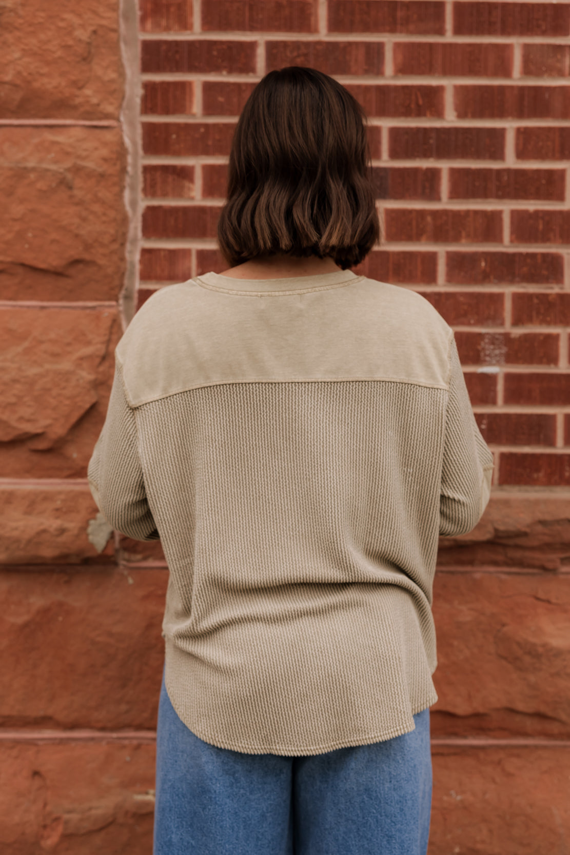 Miley Boxy Long Sleeve | Brown