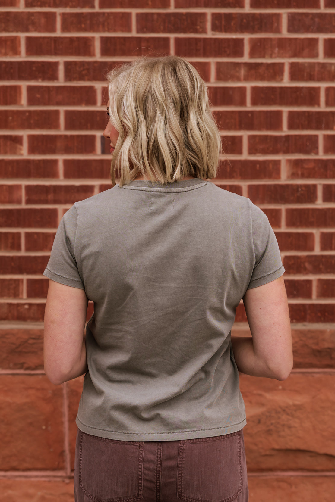 Asher Basic Tee | Taupe