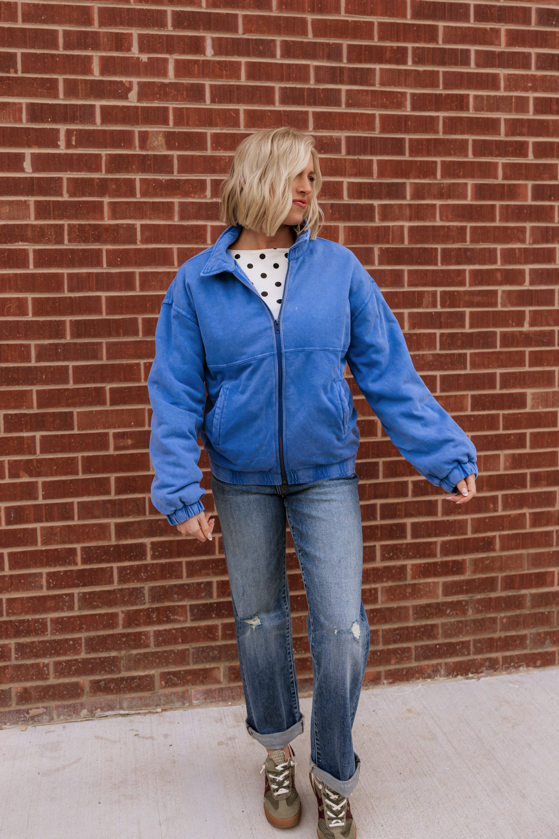 Avery Puffer Jacket | Cobalt