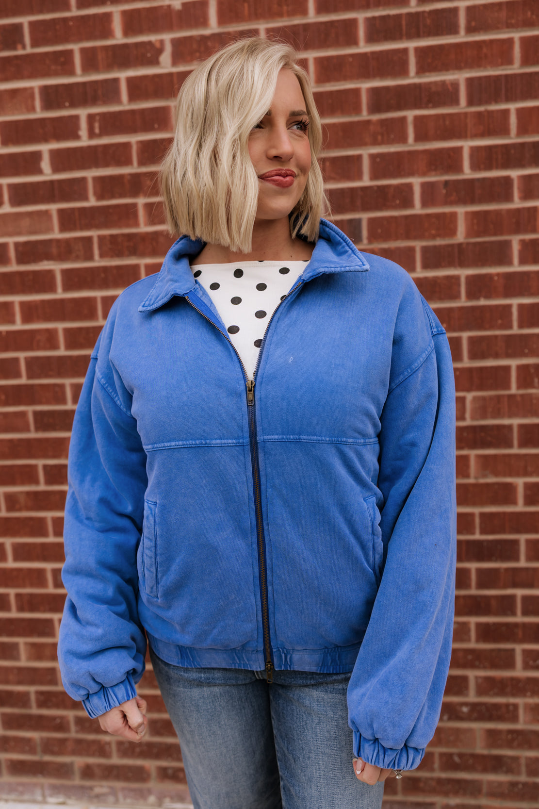 Avery Puffer Jacket | Cobalt