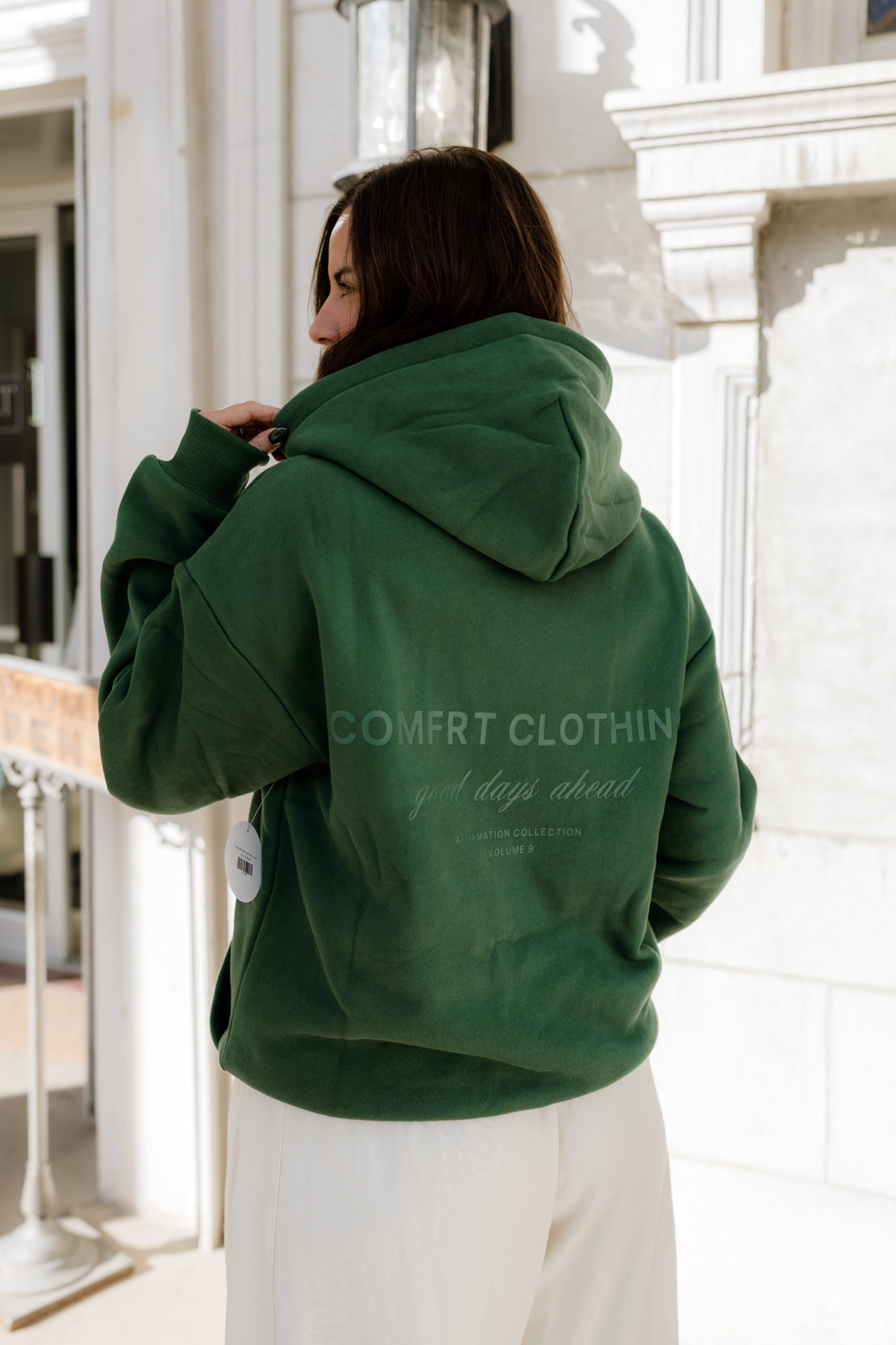 Comfrt Affirmation Hoodie Mega | Hunter