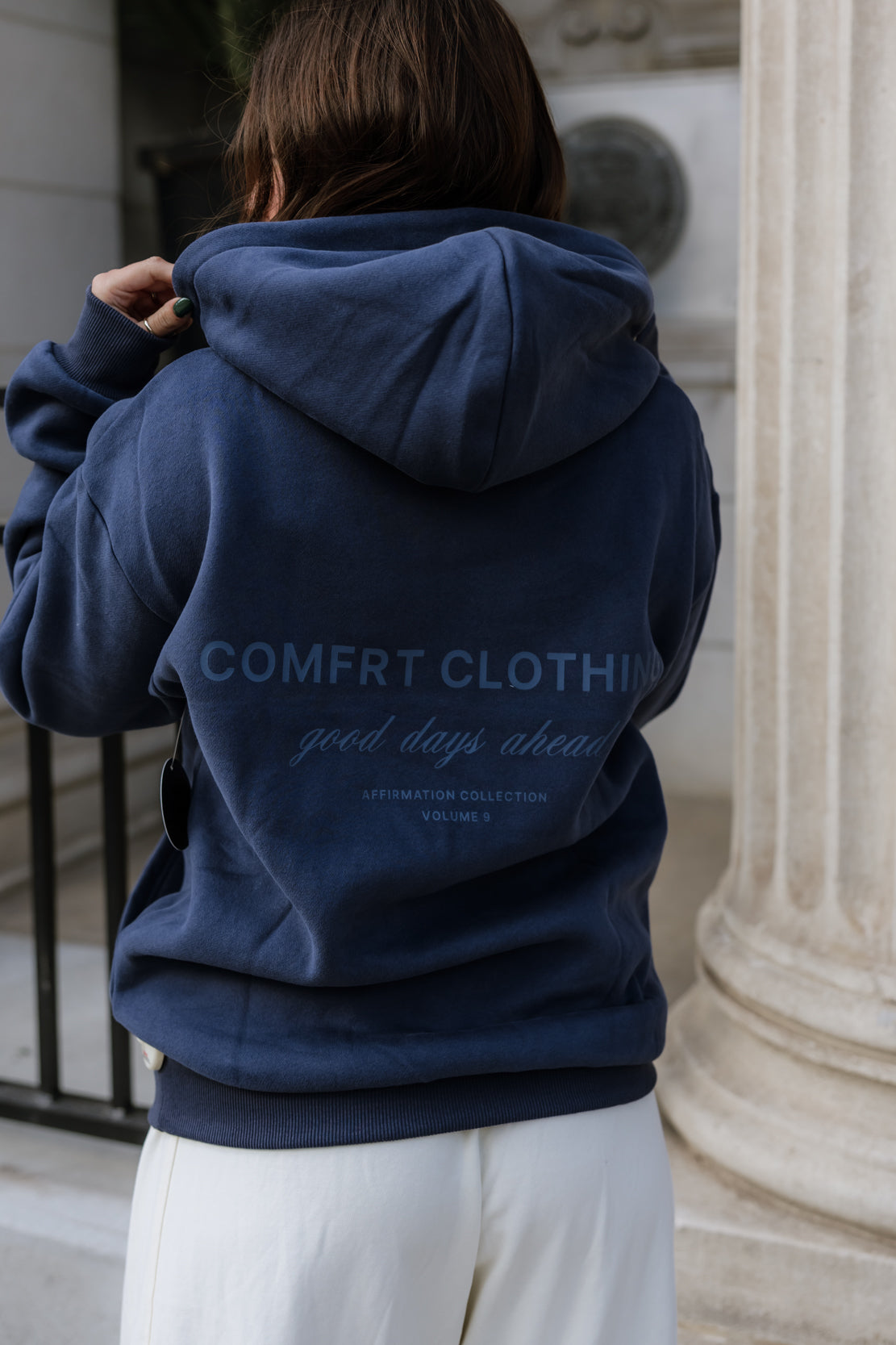 Comfrt Affirmation Hoodie Mega | Midnight Blue