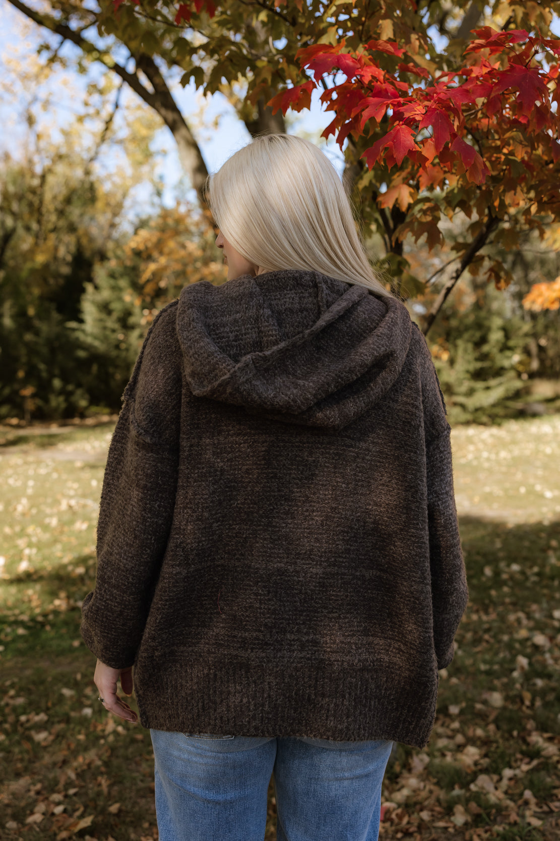 Thistle Hooded Cardi | Fudge Combo