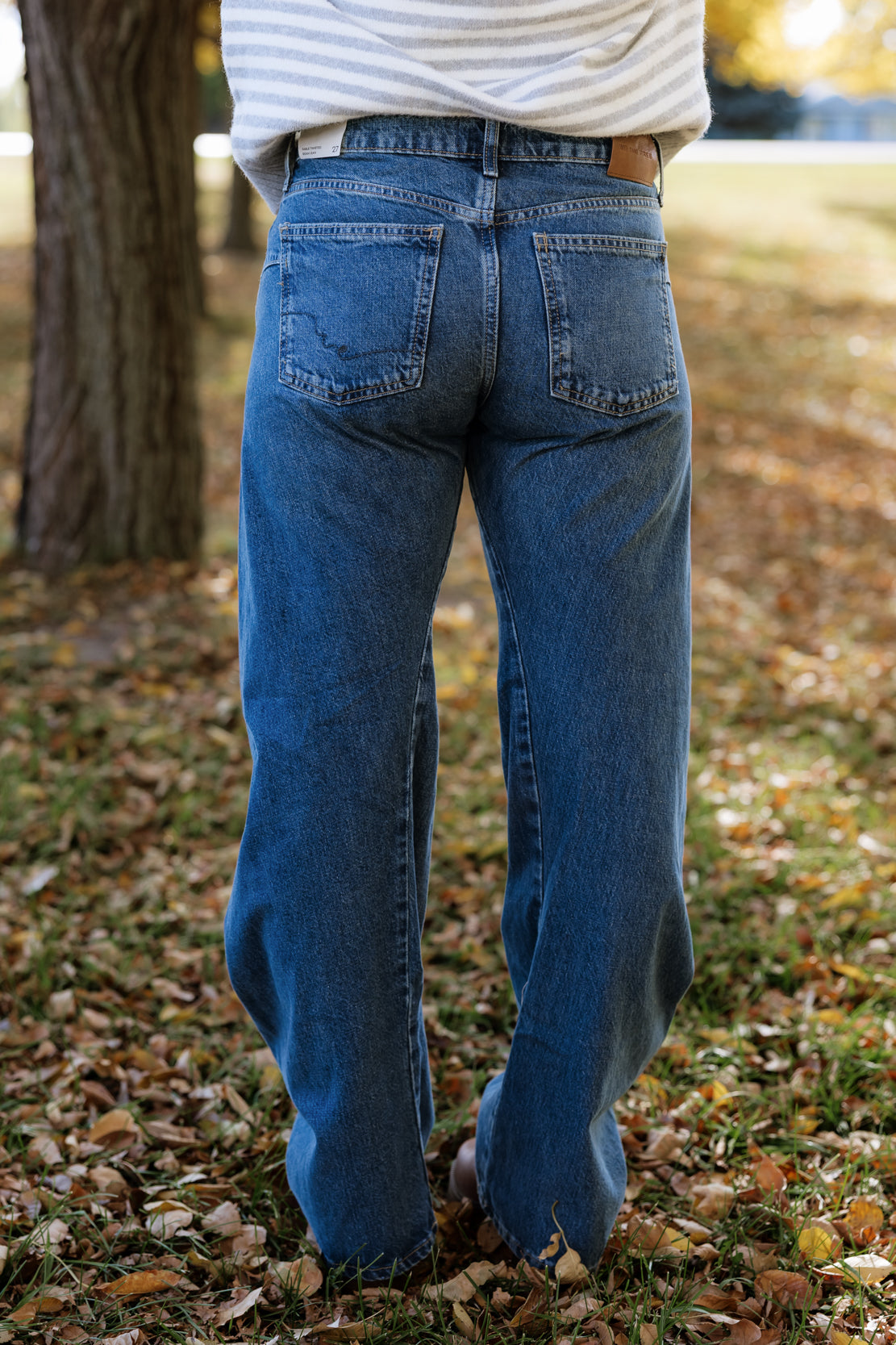 We The Free Fable Low-Rise Twisted Bowed Jeans | Heartsong