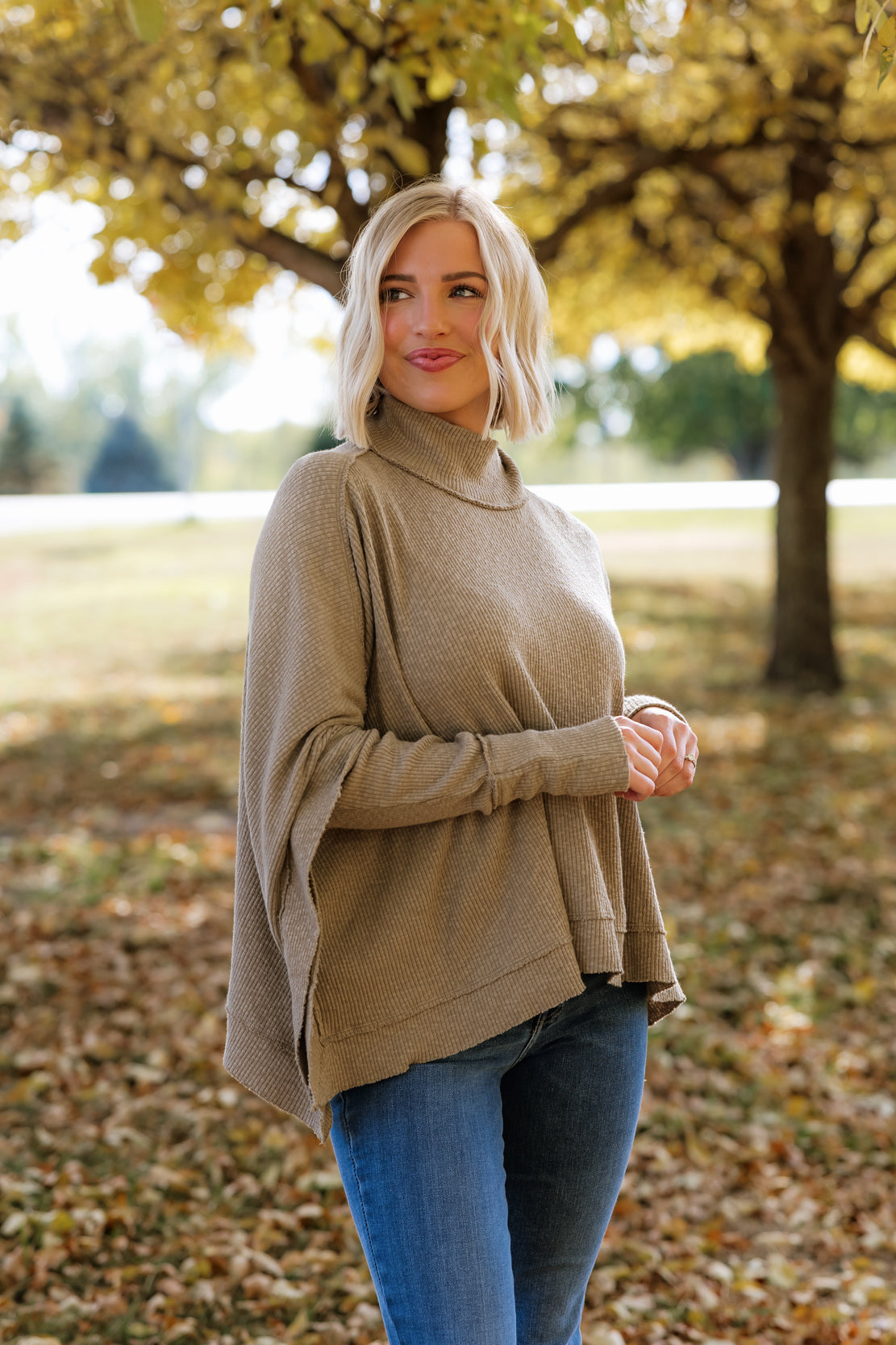 We The Free Moon Daisy Turtleneck Twofer | Saged Army