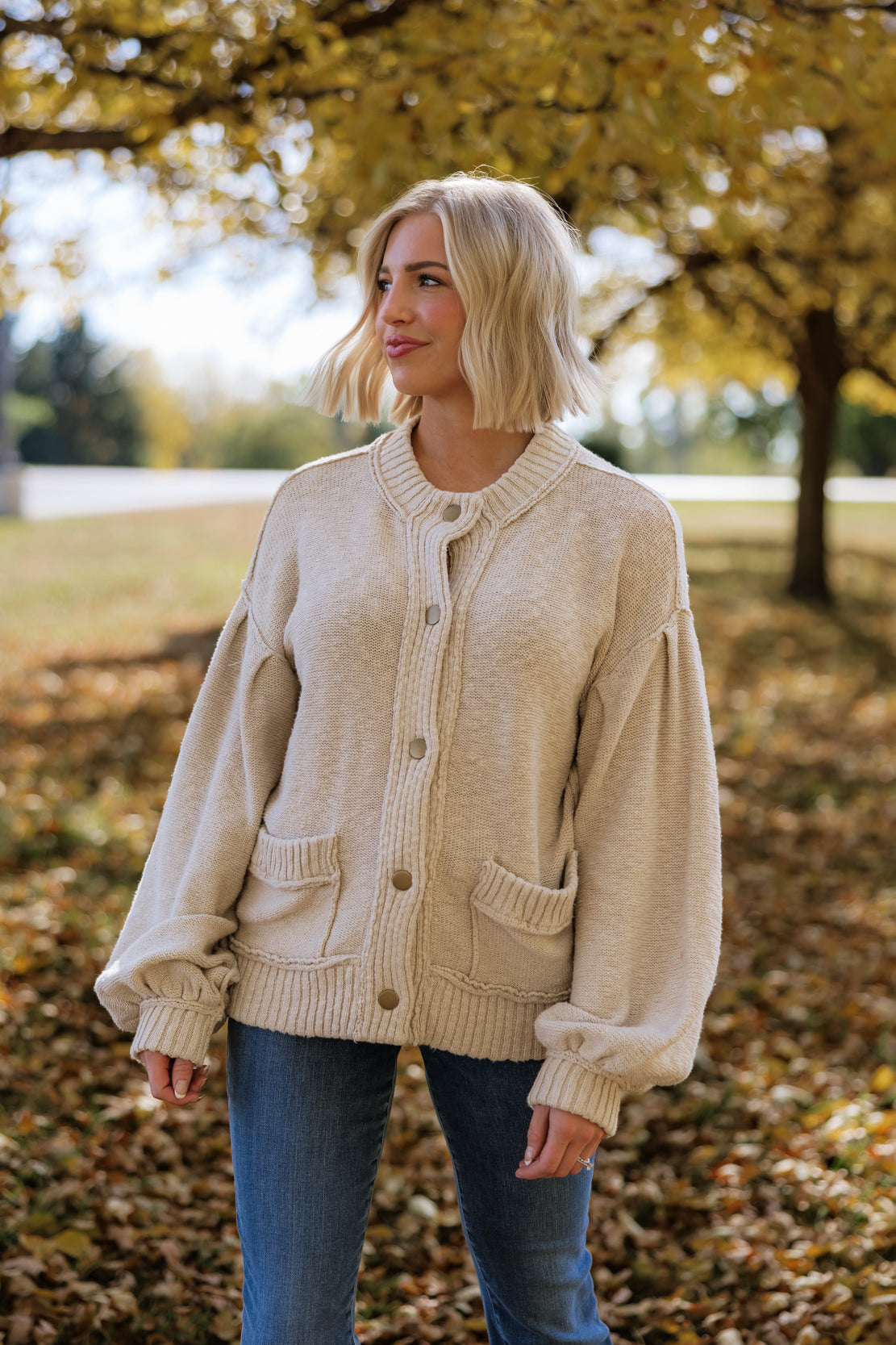 Colbie Chunky Cardigan | Sand