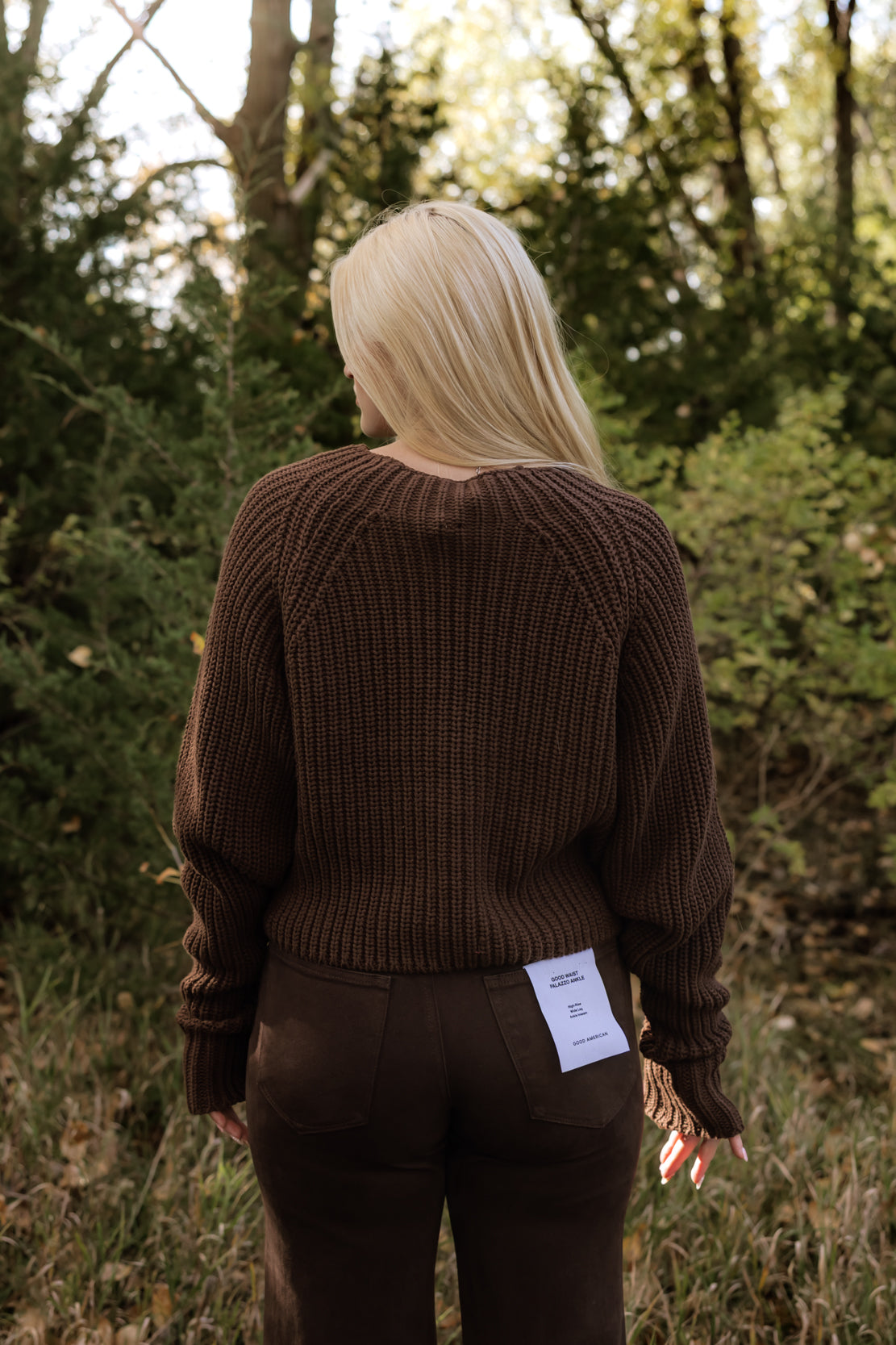 Low Tide Crew Neck Knit Pullover | Chocolate