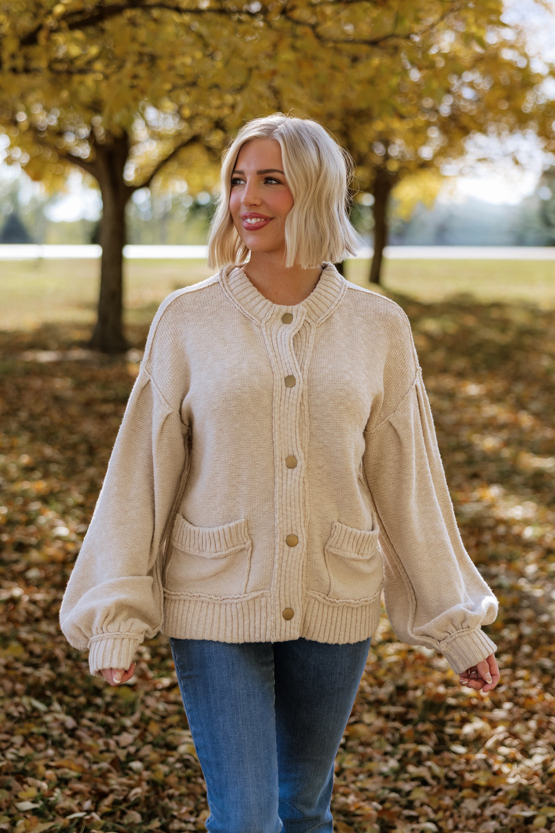 Colbie Chunky Cardigan | Sand