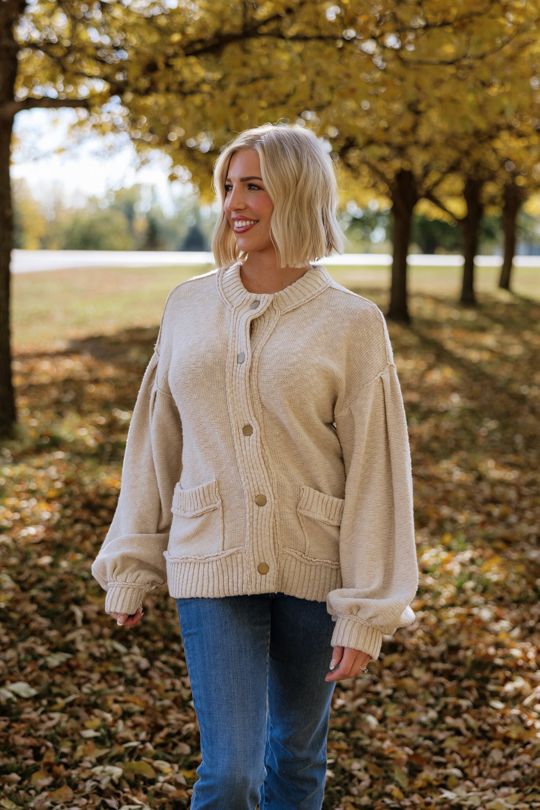 Colbie Chunky Cardigan | Sand