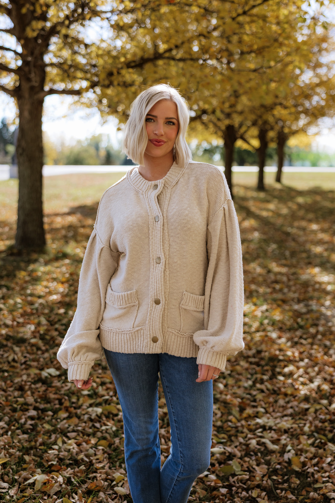 Colbie Chunky Cardigan | Sand