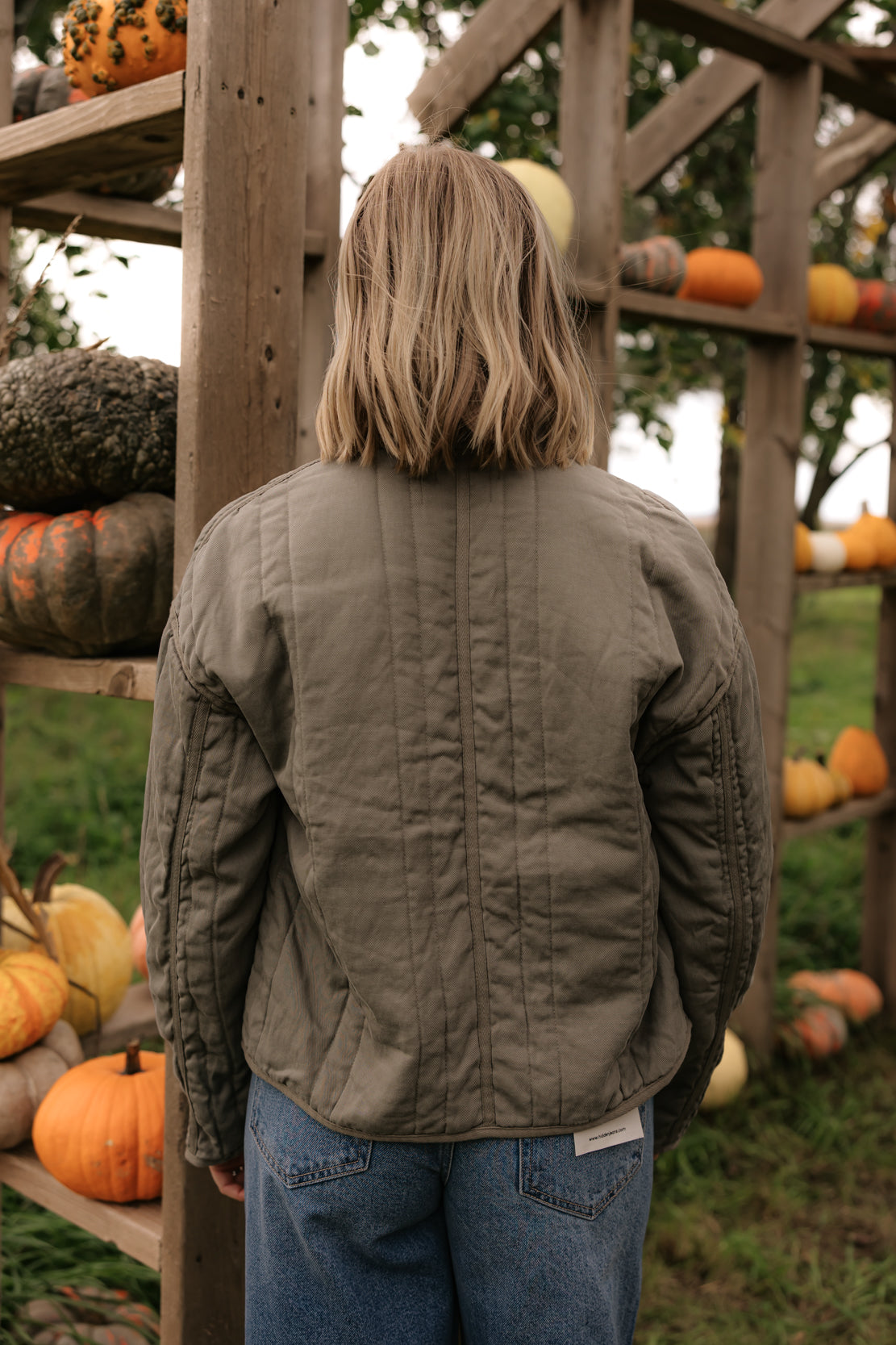 Eva Quilted Jacket | Sage