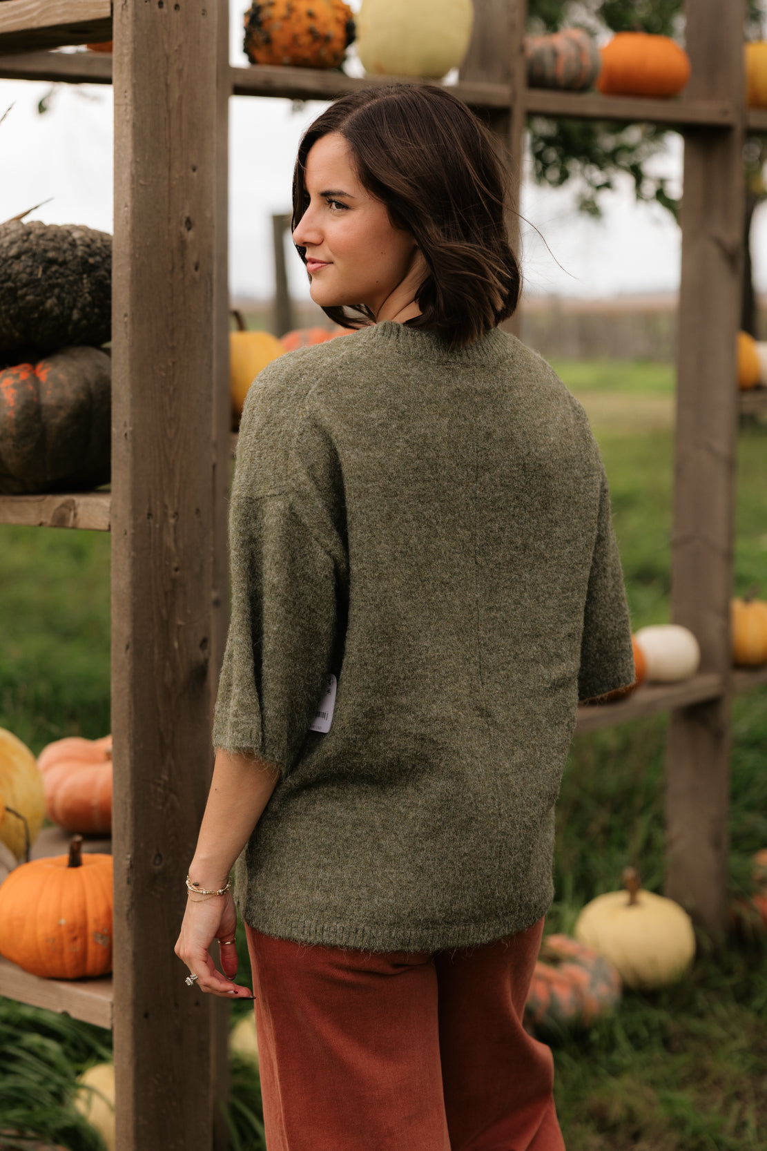 Margot Sweater Tee | Kalamata Melange