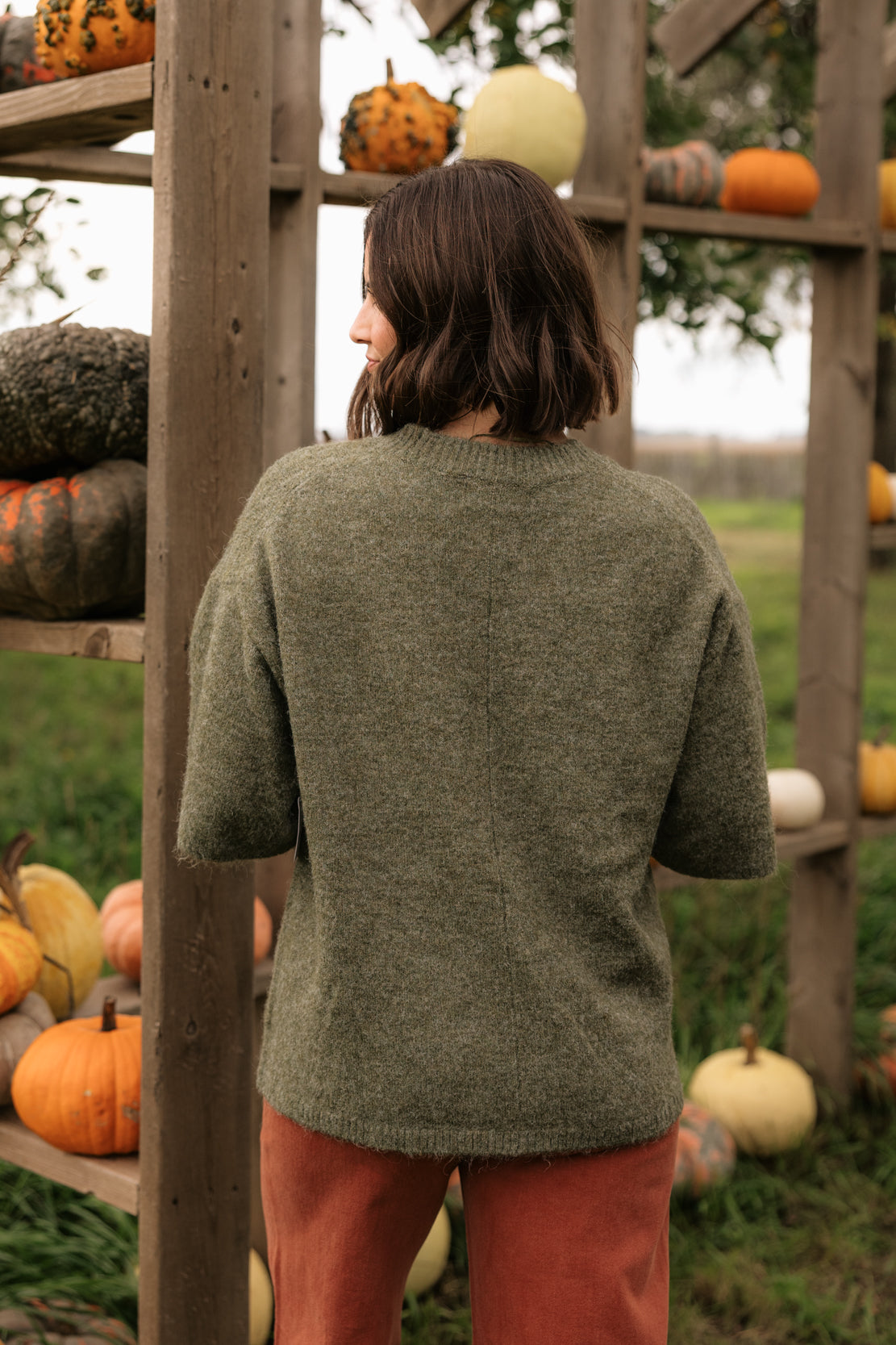 Margot Sweater Tee | Kalamata Melange