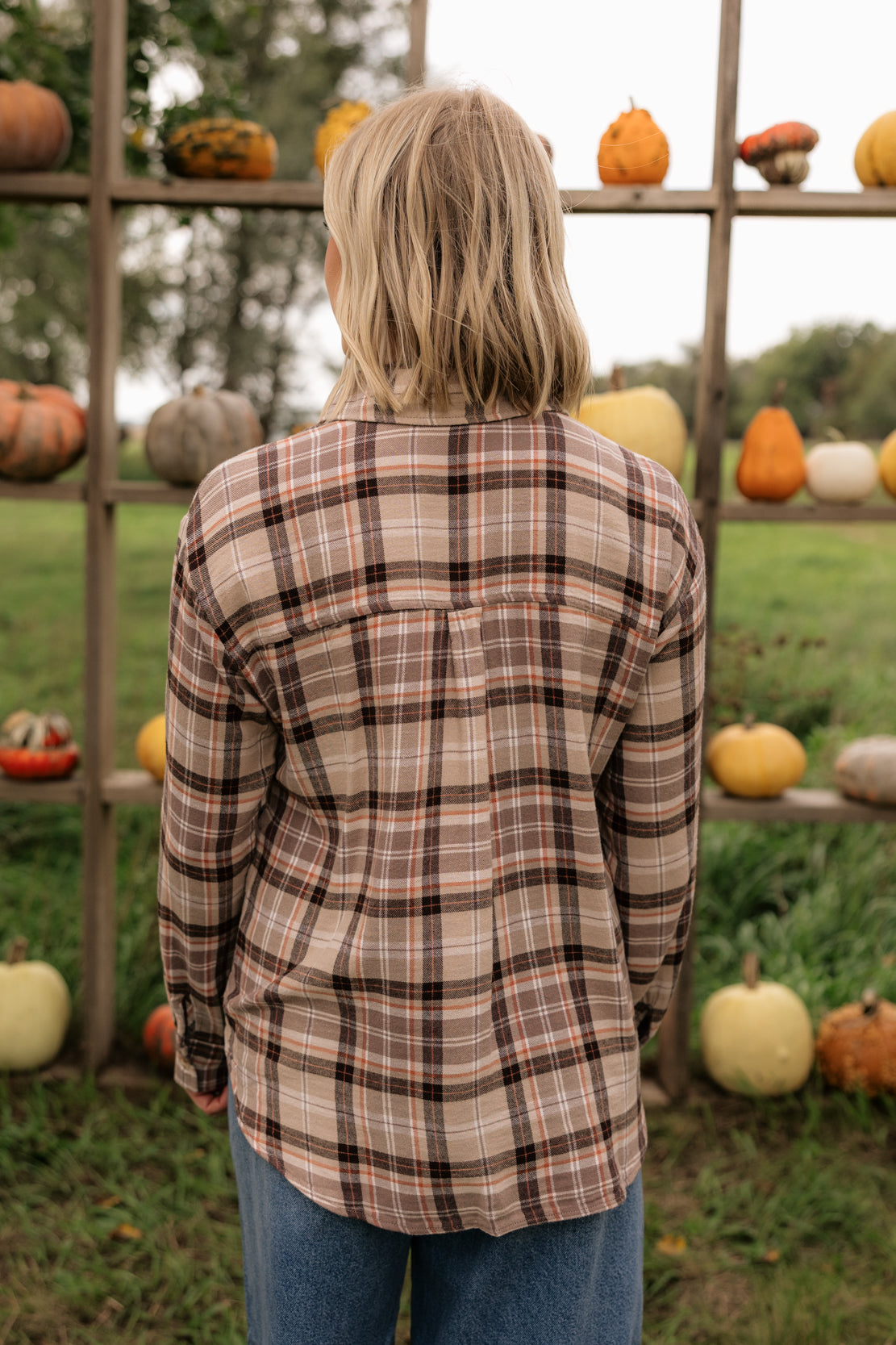 Blair Flannel Shirt | Taupe