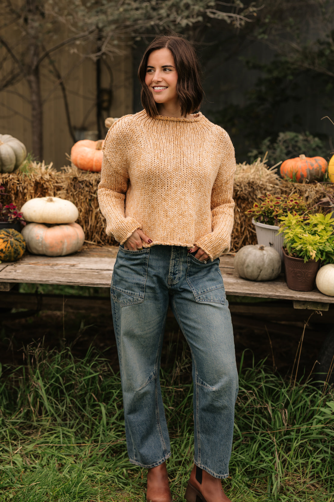 Opal Rollneck Knit Sweater | Sweet Potato
