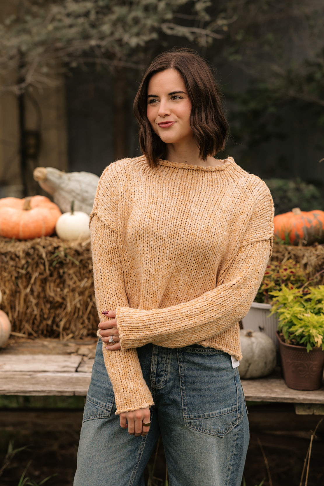 Opal Rollneck Knit Sweater | Sweet Potato
