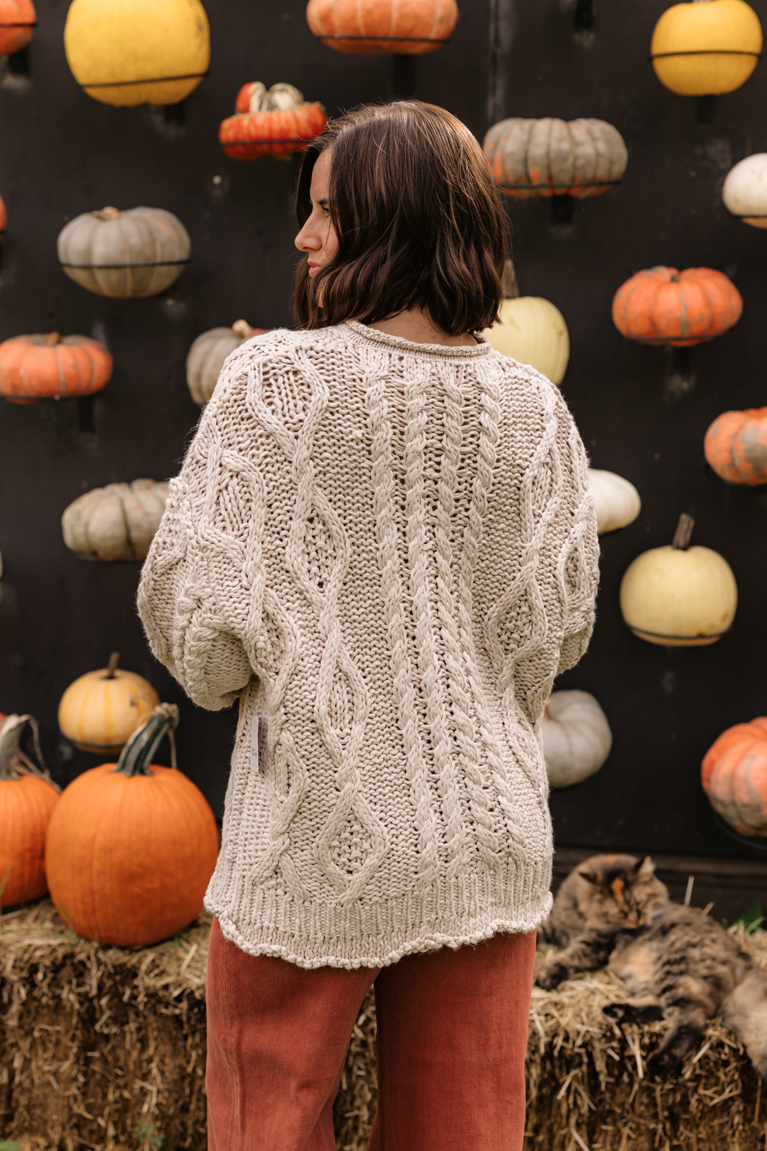 Opal Rollneck Knit Cardi | Tea
