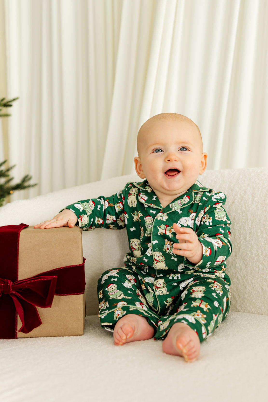 Angel Dear Romper | Christmas Dogs