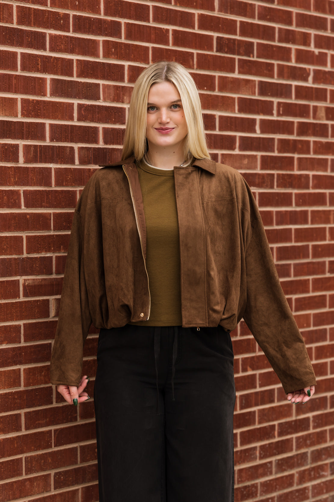 Pemberley Woven Jacket | Brown