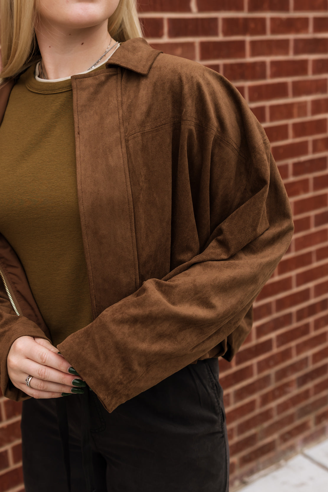 Pemberley Woven Jacket | Brown