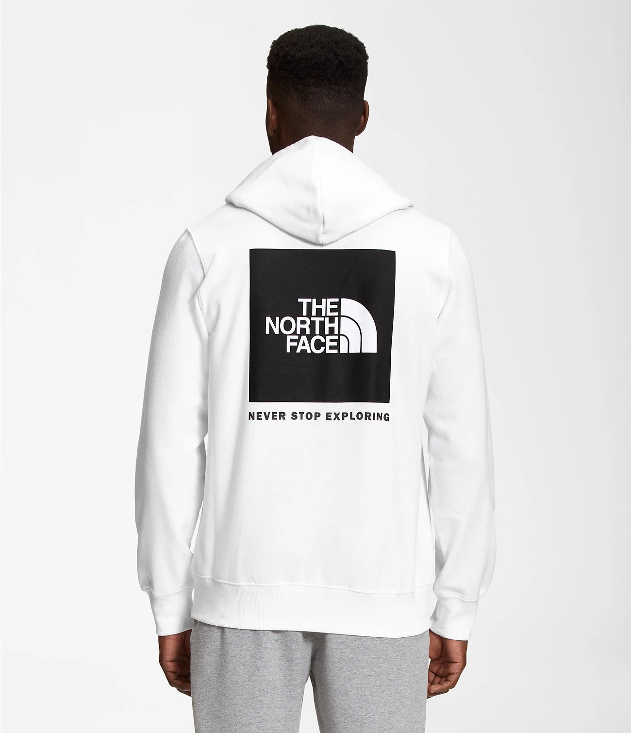 Men's Box NSE Pullover Hoodie | White/Black