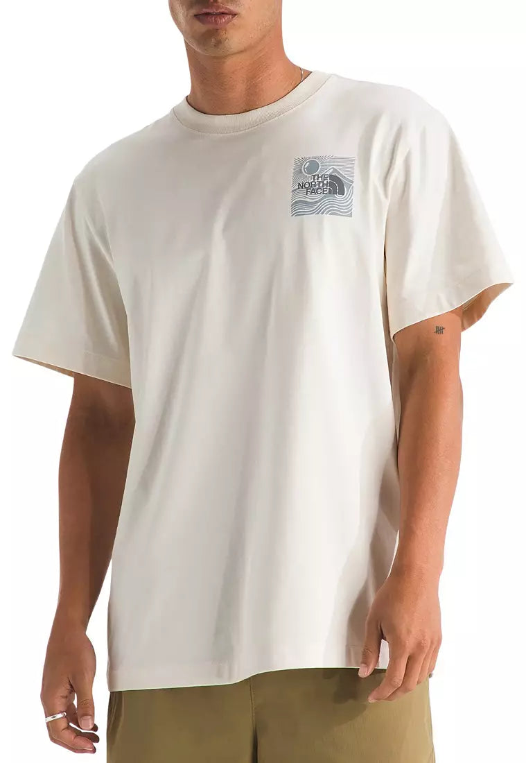 Men's Mountain Escape Relaxed Short Sleeve Tee | White Dune