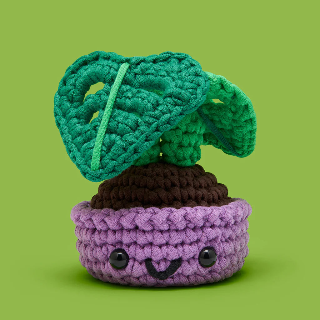 The Woobles Crochet Kit | Ophelia the Monstera Plant