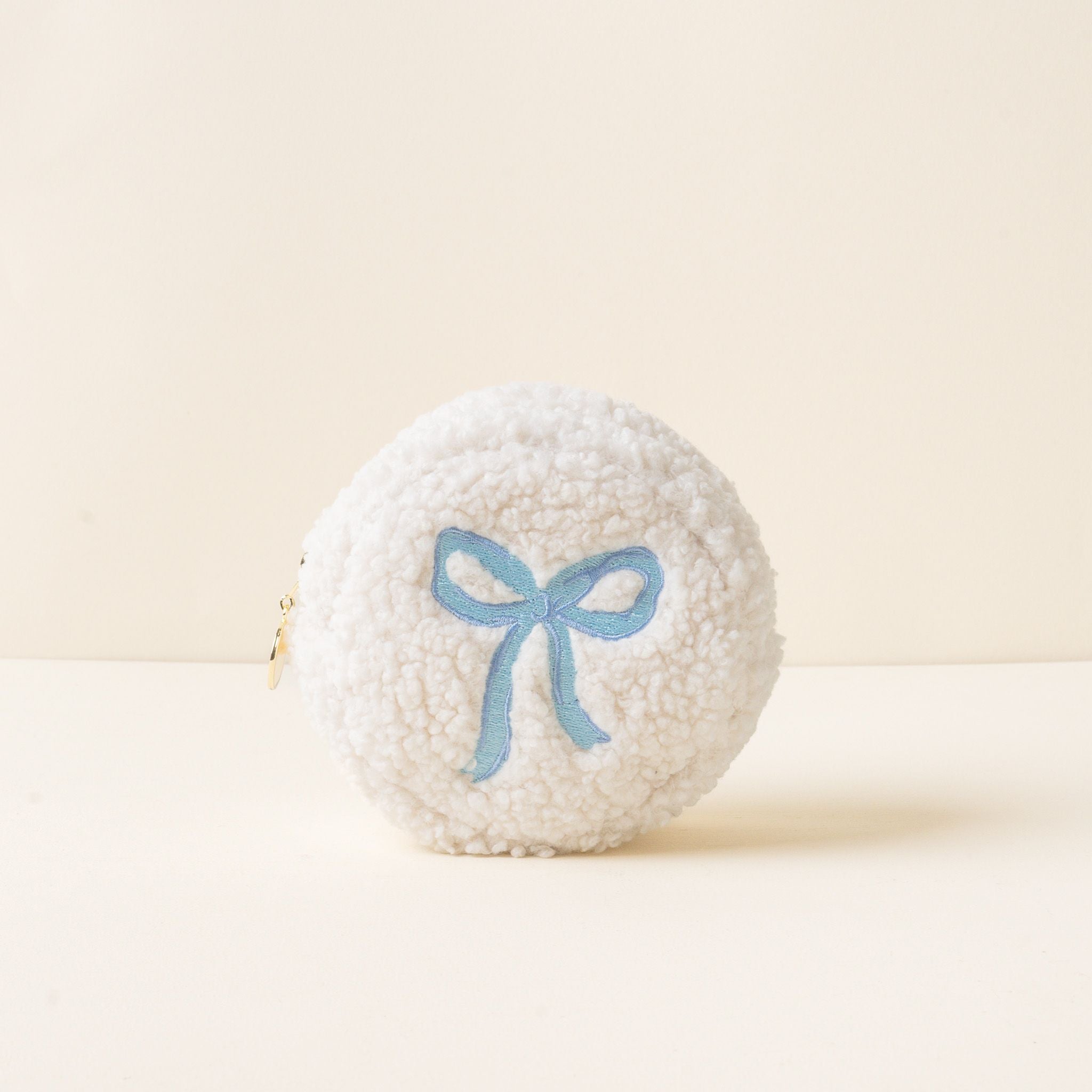 Tedd Pouch Circle | Bow Blue