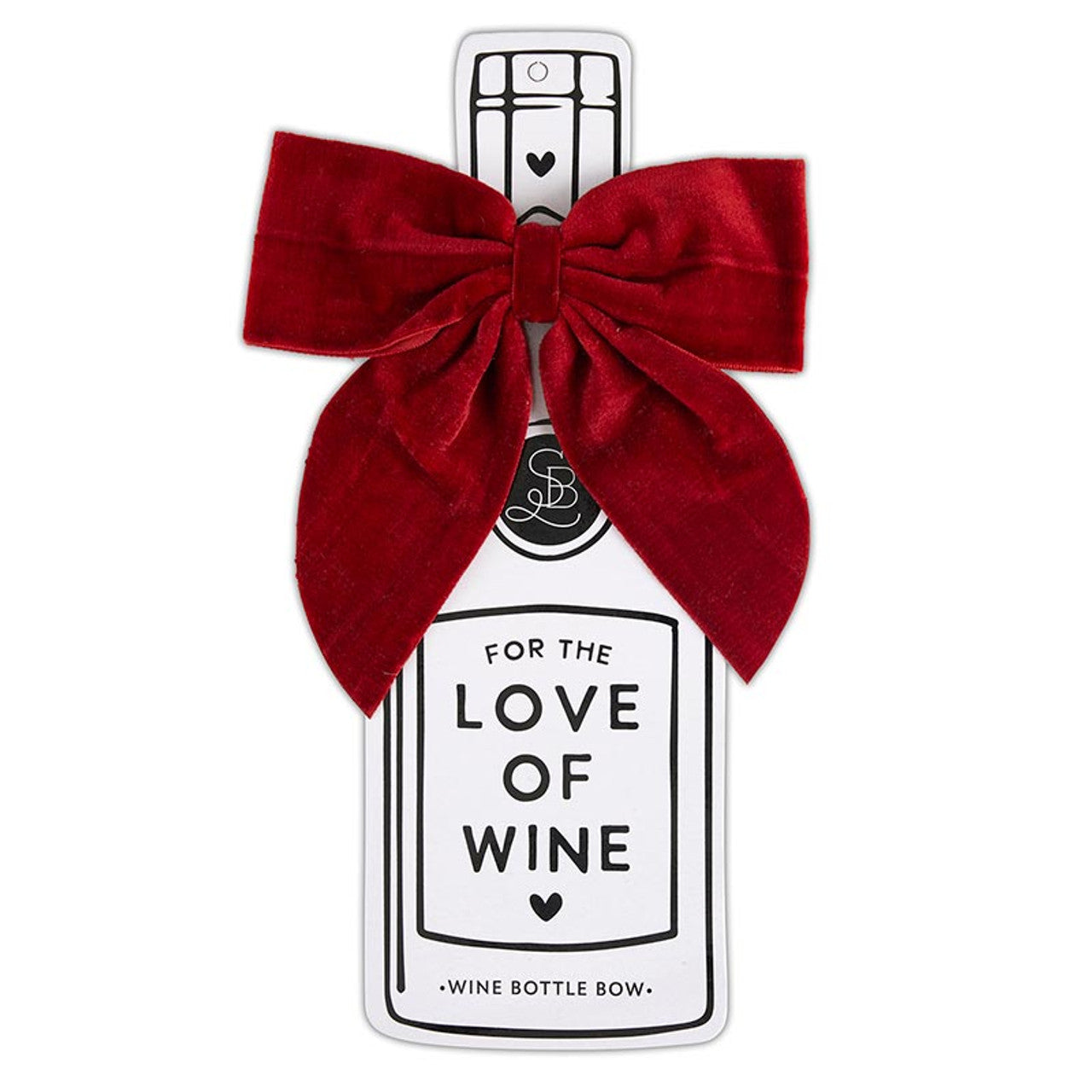 Wine Bottle Bow | Red