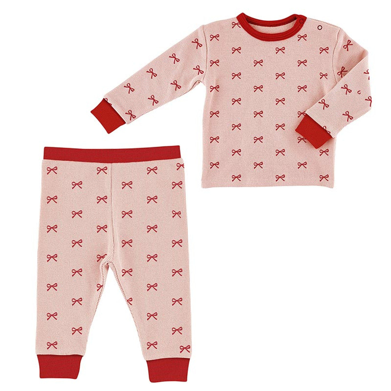 PJ Set | Red Bows