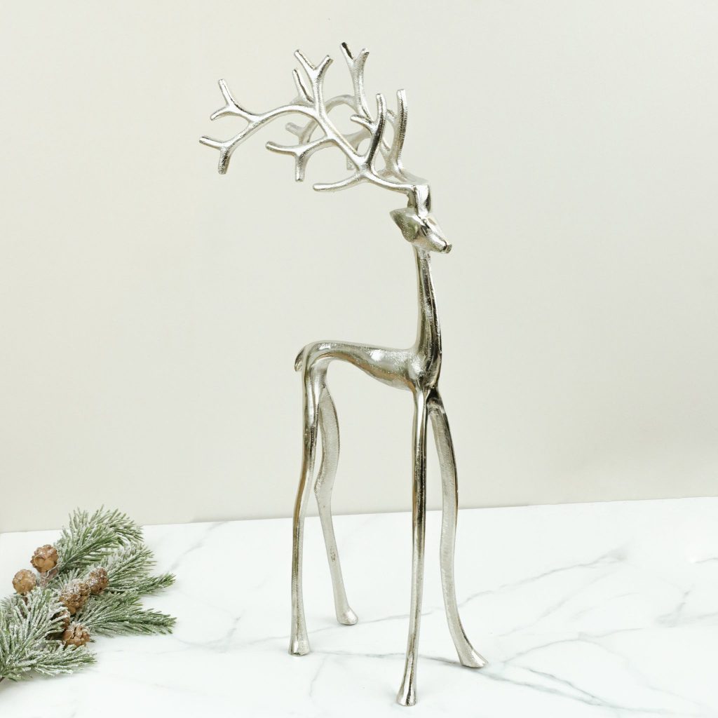 PDSON23-02 23" Silver Reindeer