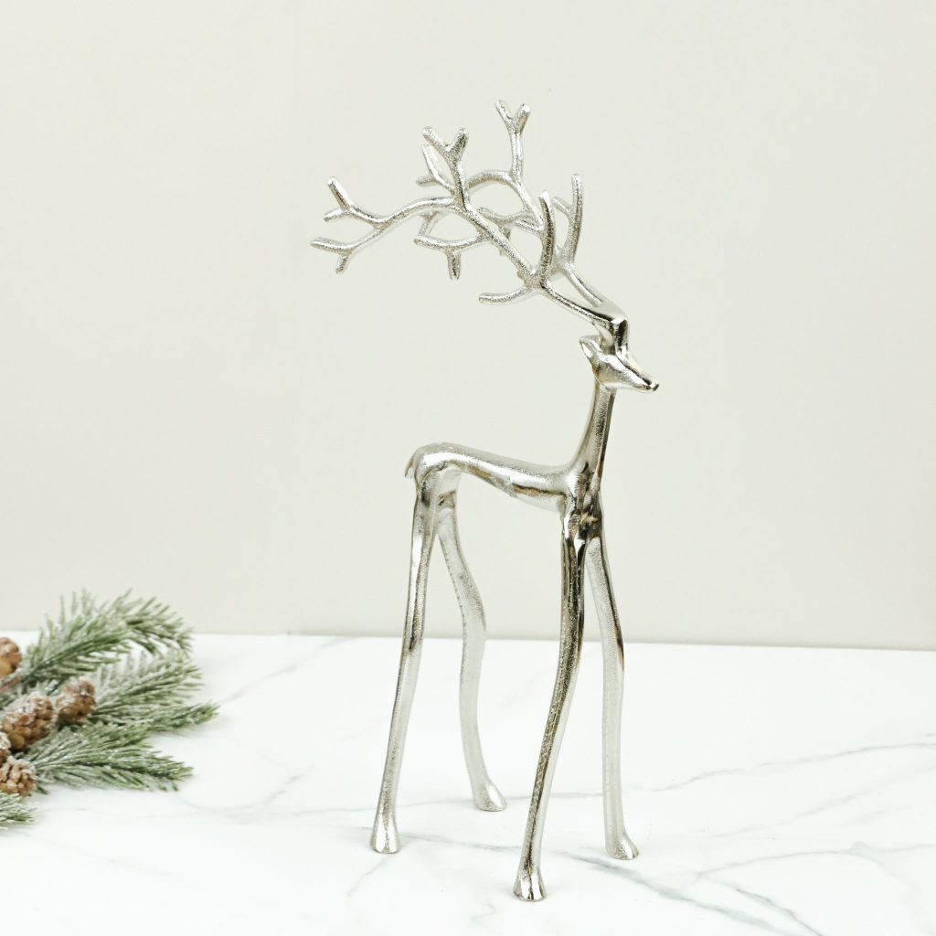 PDSON23-03 17" Silver Reindeer