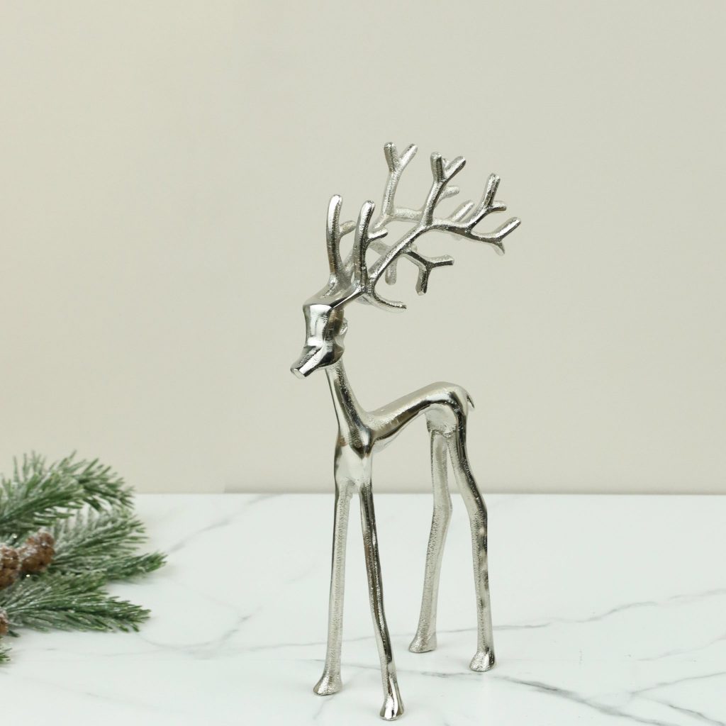 PDSON23-04 12" Silver Reindeer