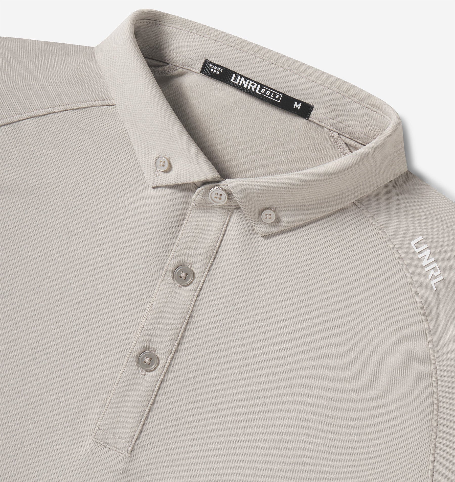 Men's UNRL Pique Pro Polo | Pebble