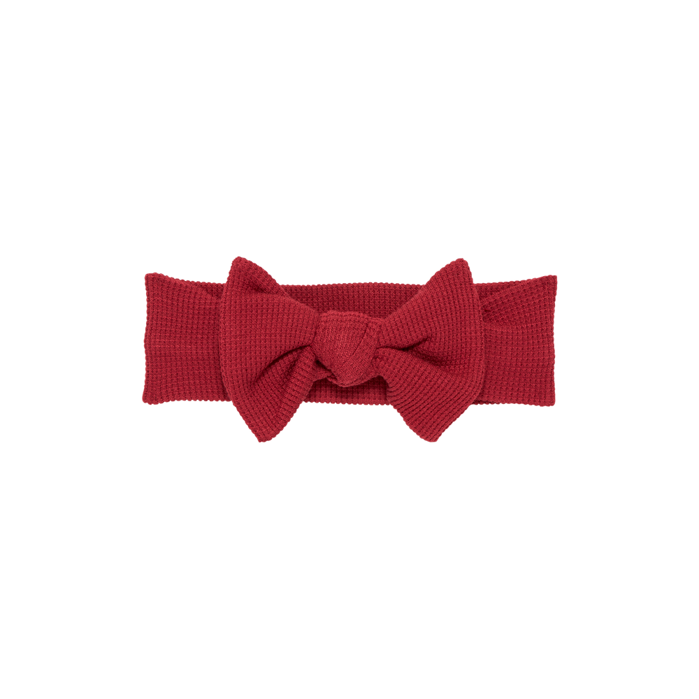 Posh Peanut Infant Headwrap | Crimson Waffle