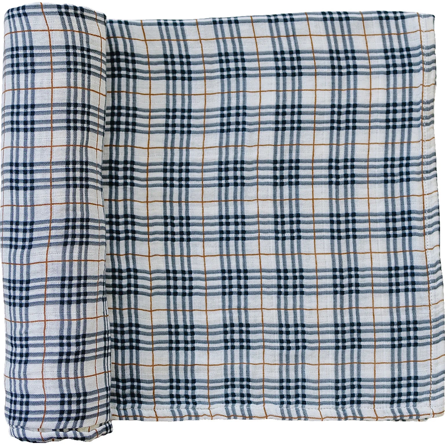 Muslin Swaddle Blanket | Vintage Plaid