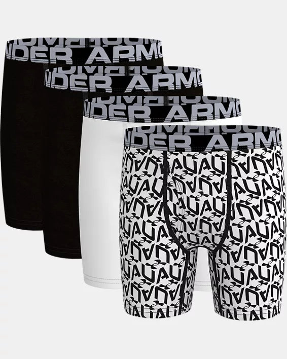 Under Armour Cotton Boxer Set | Black/White