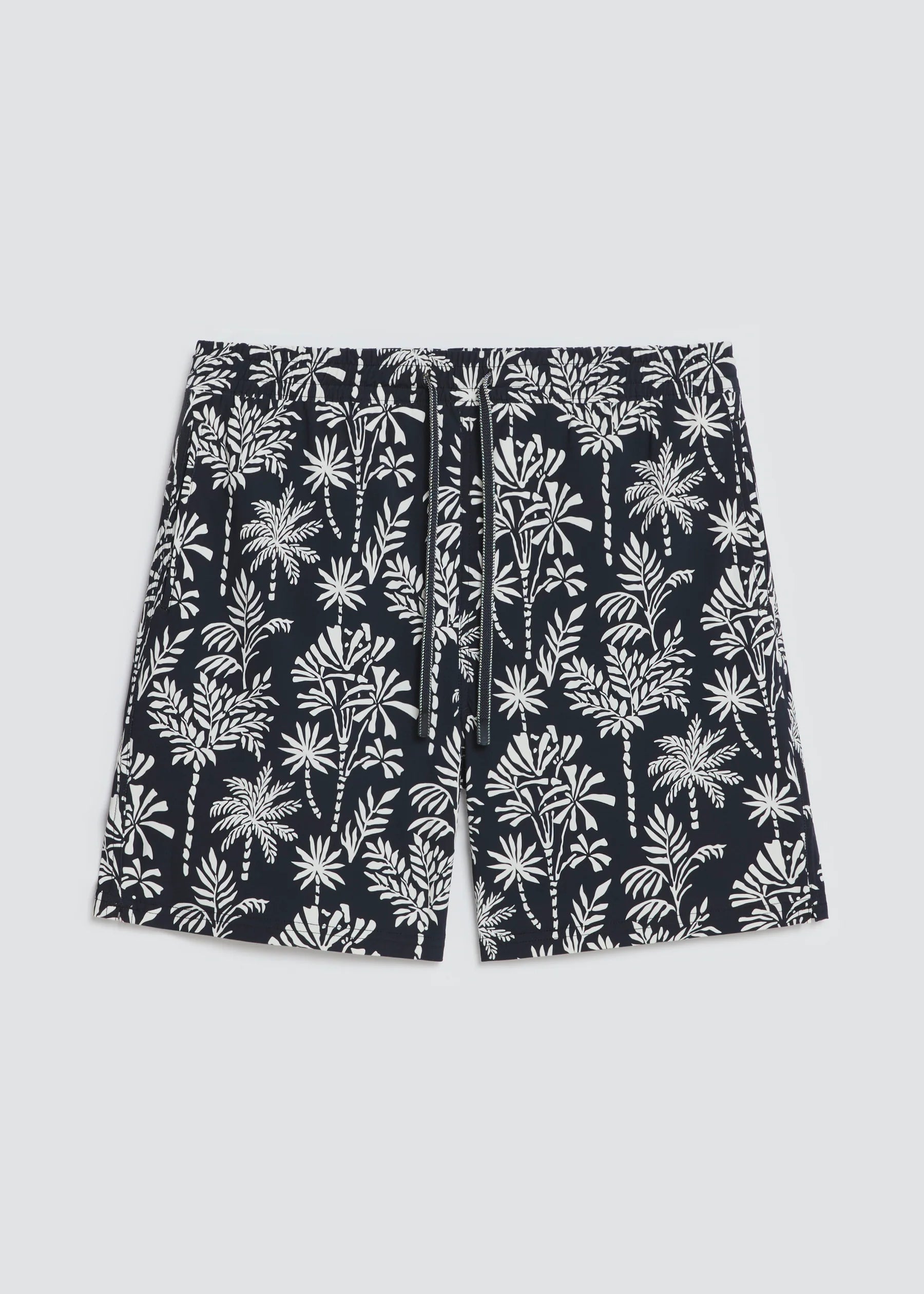 The Crew Swim Trunk | Black Palm Tree