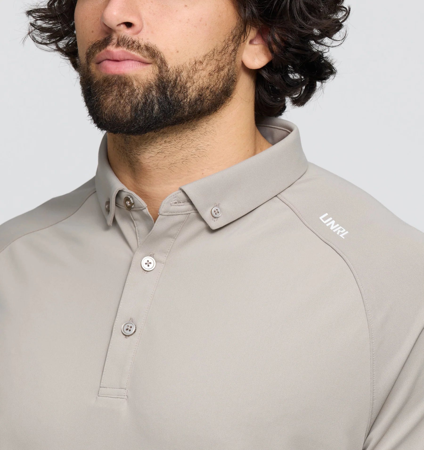 Men's UNRL Pique Pro Polo | Pebble