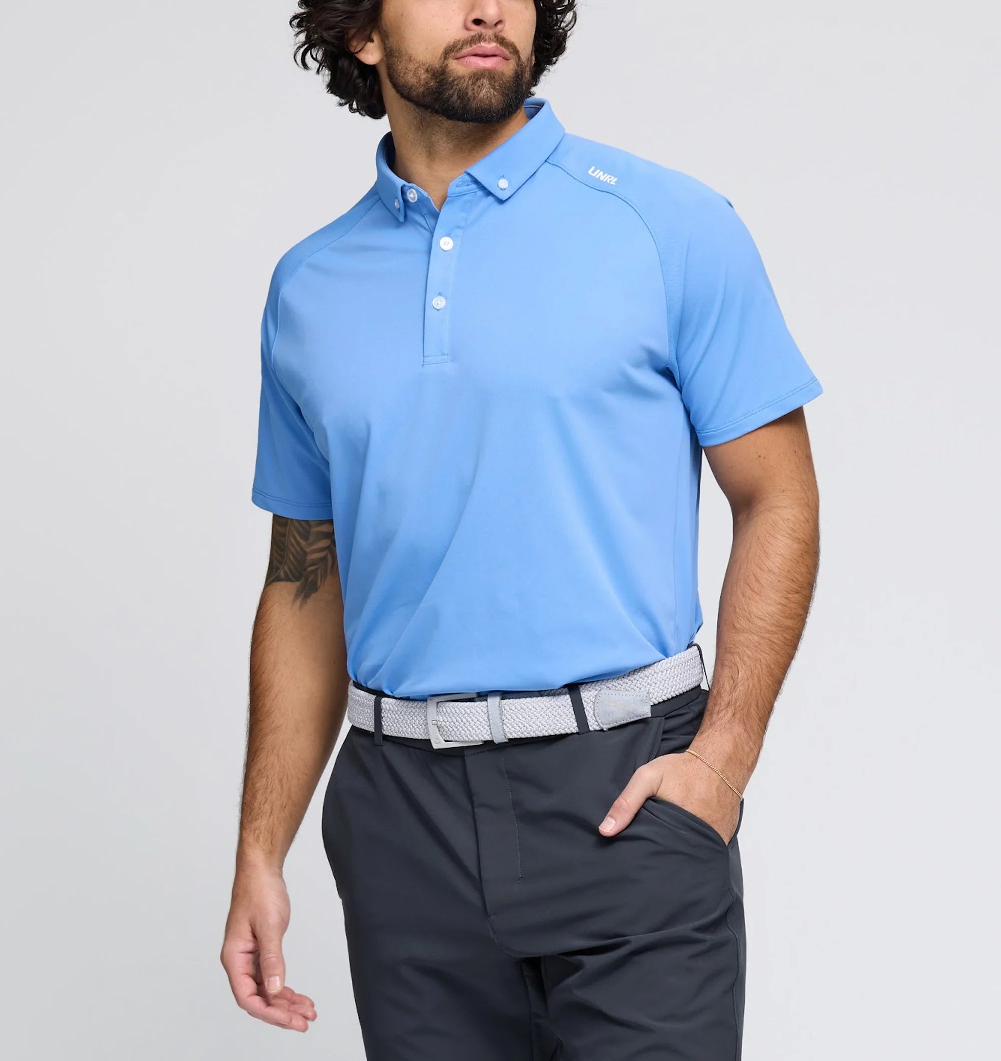 Men's UNRL Pique Pro Polo | Perennial Blue