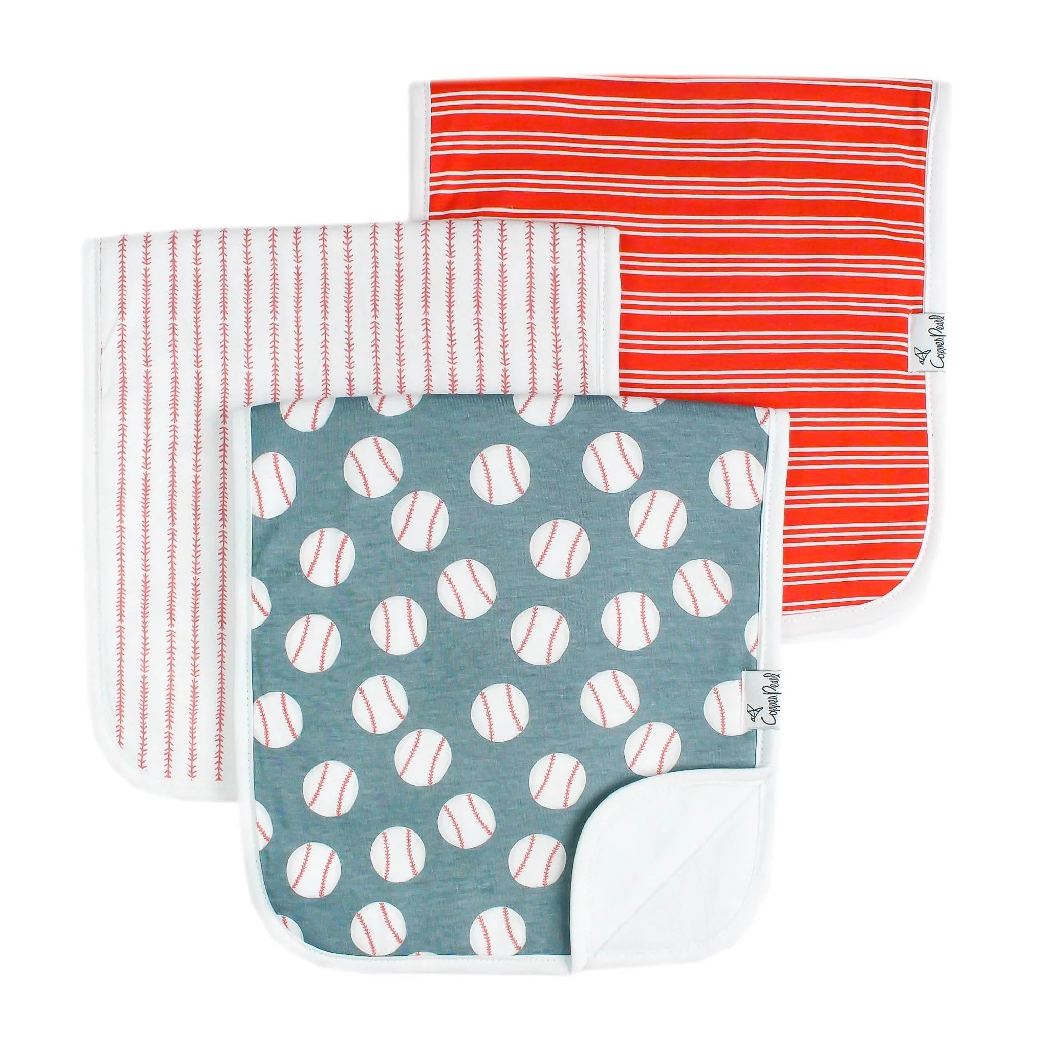 Copper Pearl Burp Cloth Set | Slugger