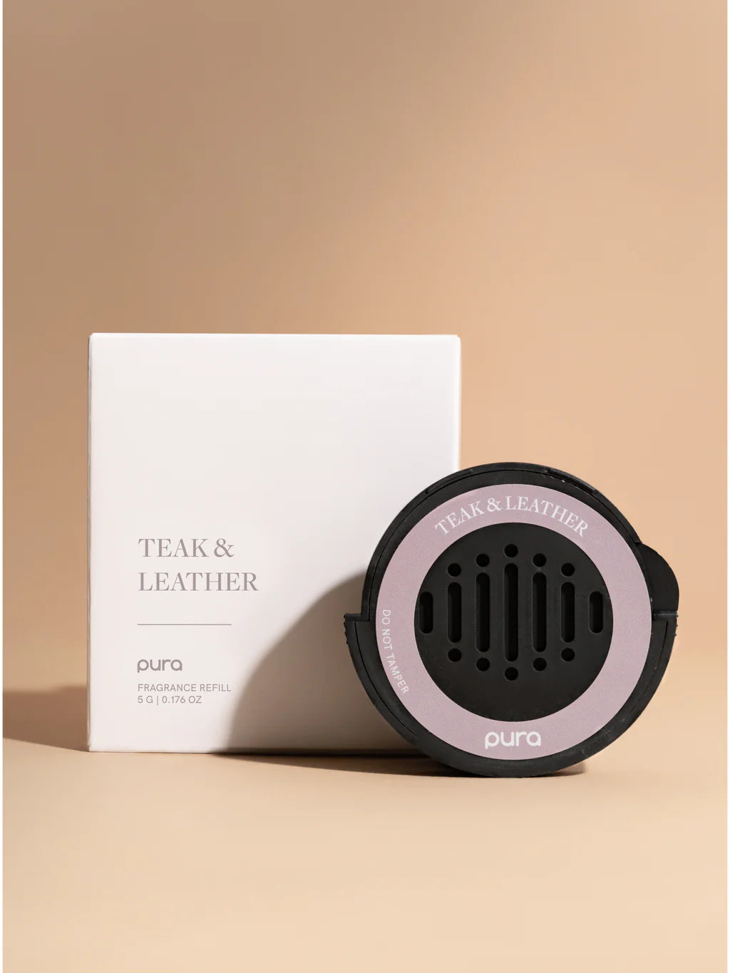 PURA Car Scent | Teak & Leather