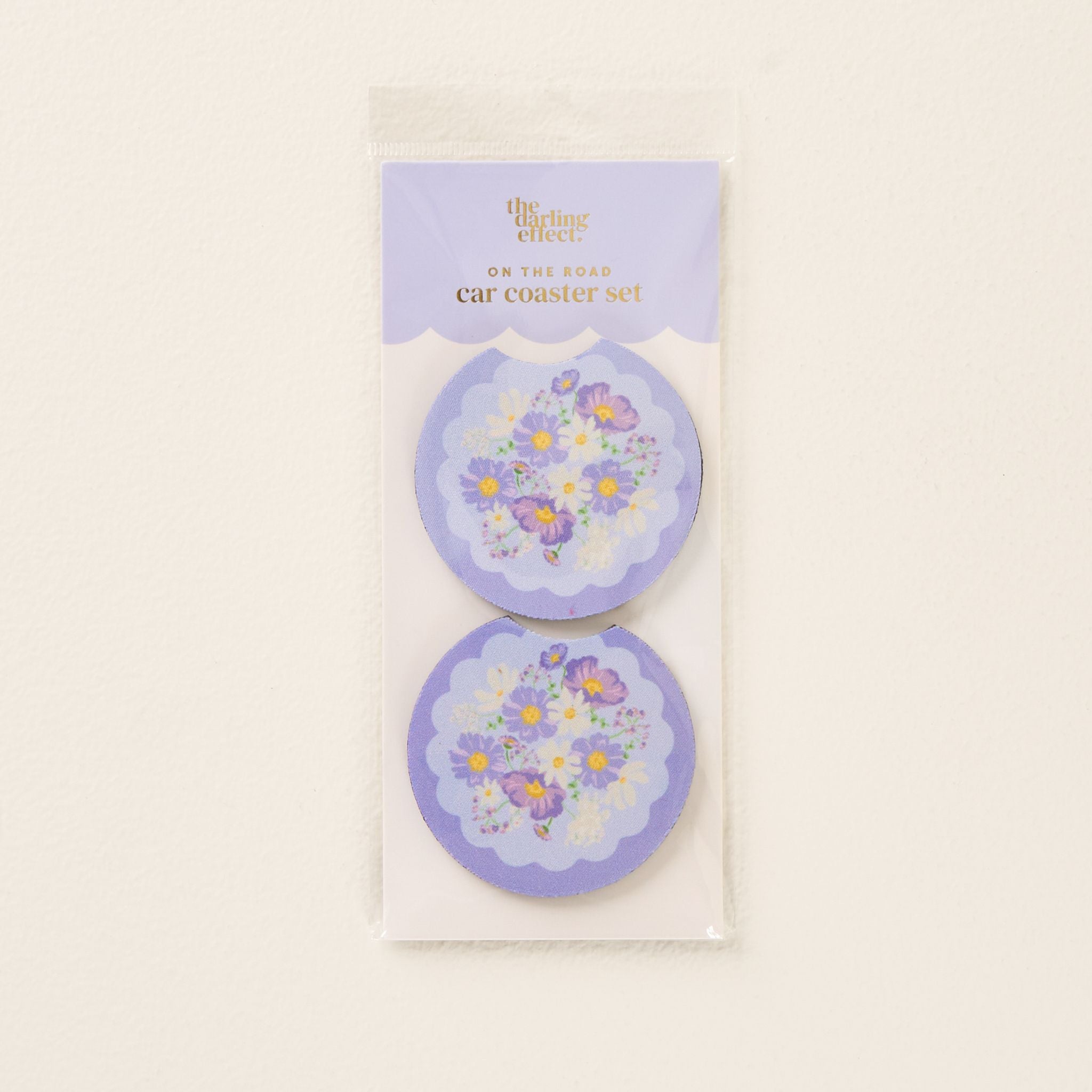 Car Coasters | Bouquet Beauty Purple