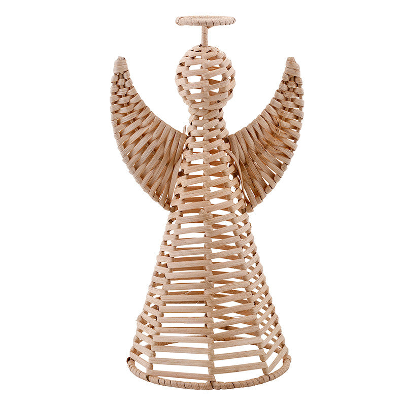 R5557 Wicker Angel 13"