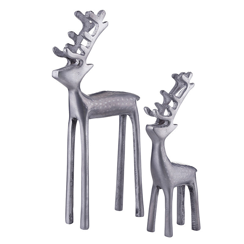 R5679 Set of 2 Deer | Silver