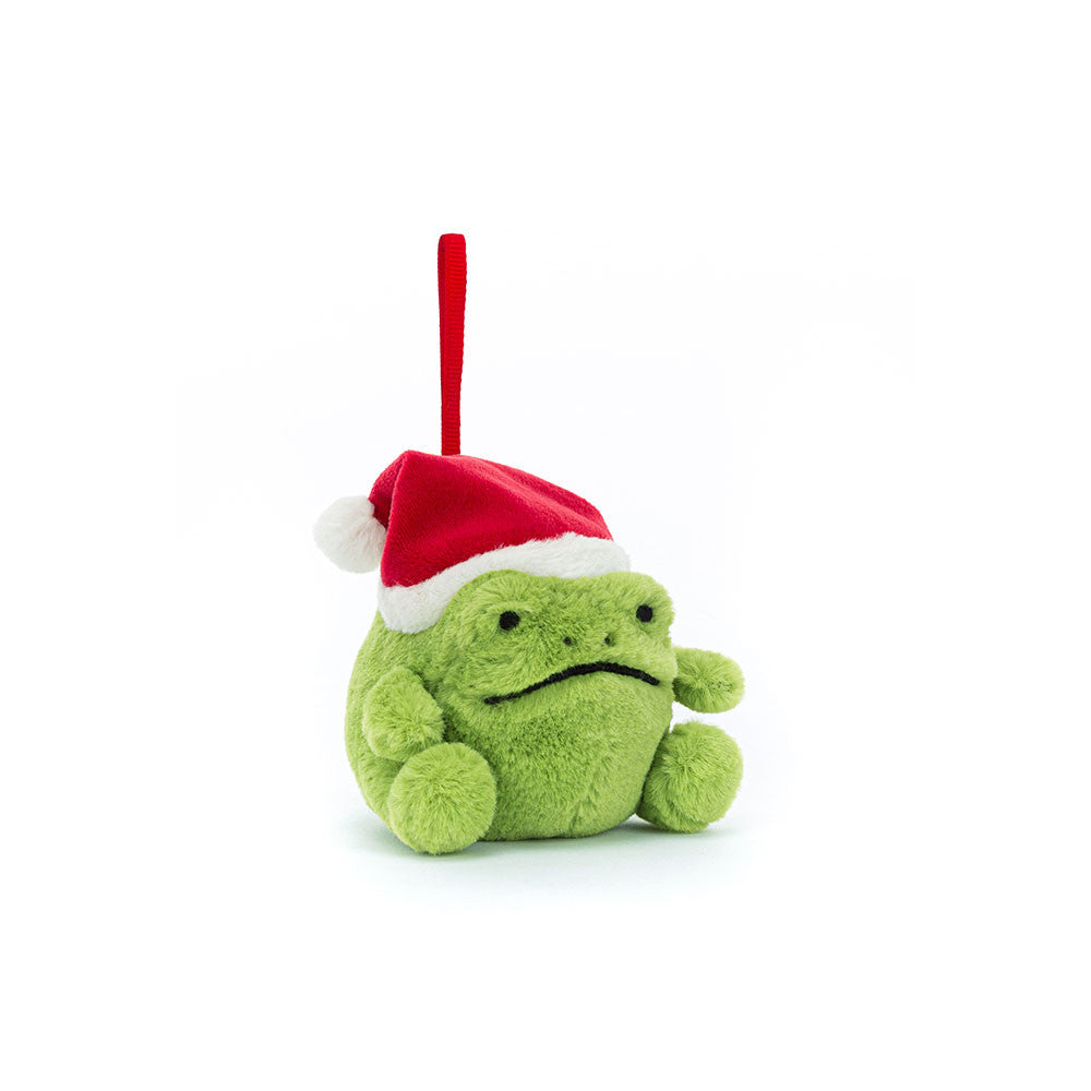 Jellycat Christmas Tree Ricky Rain Frog Decoration