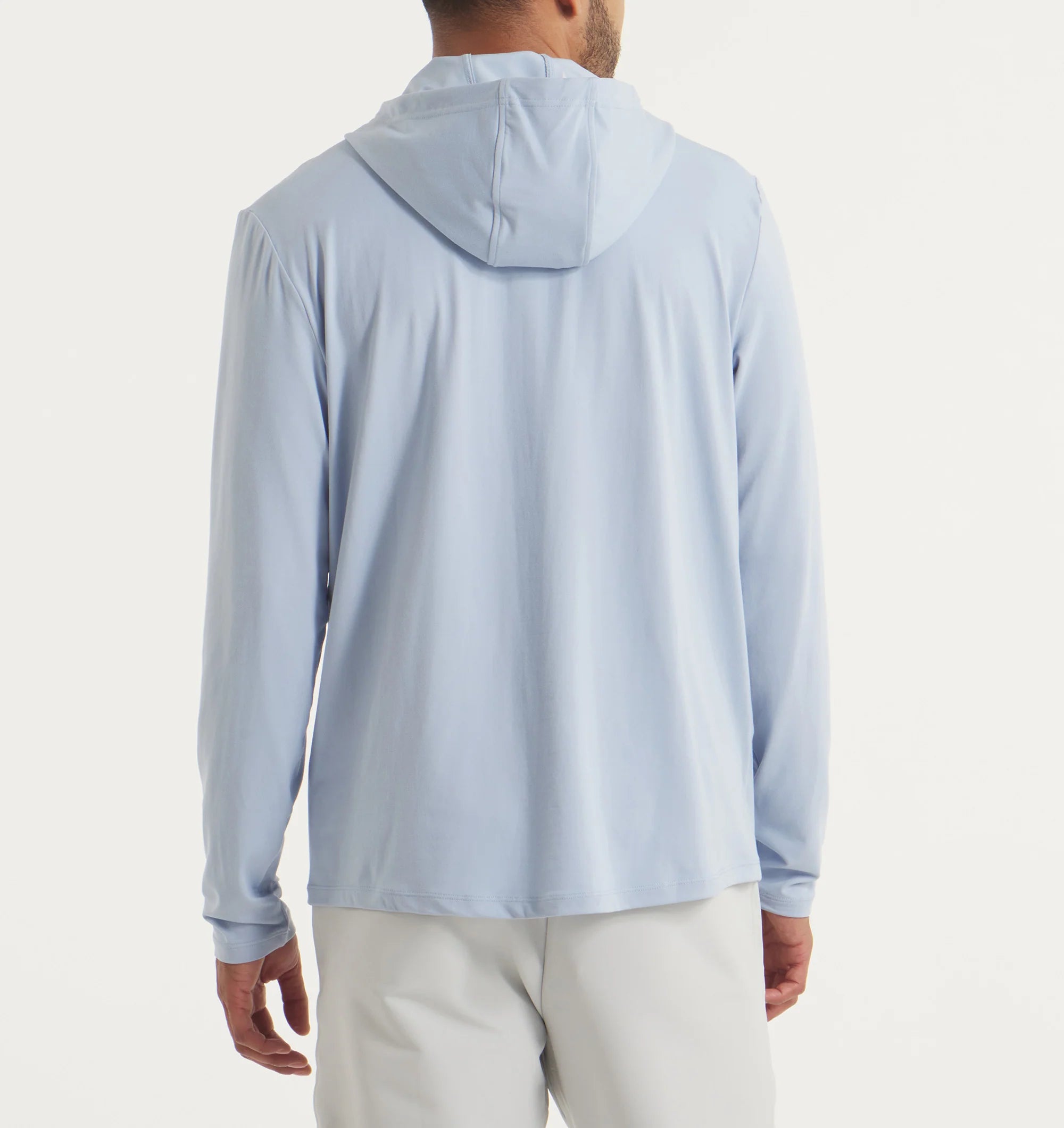 Men's UNRL Ultra Hooded Long Sleeve | Sky Blue