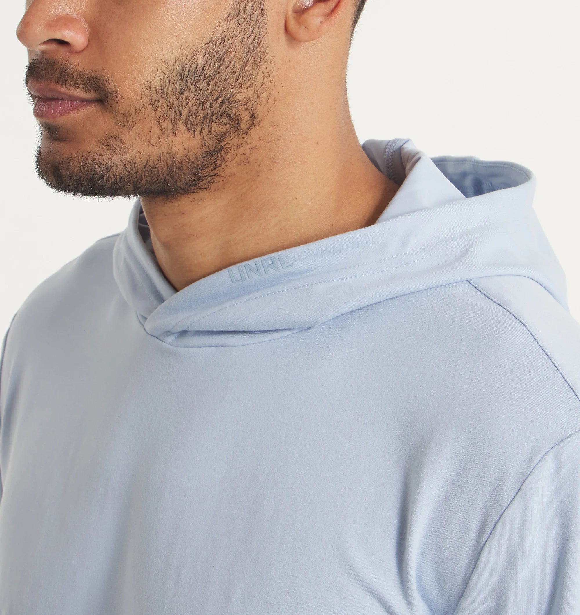 Men's UNRL Ultra Hooded Long Sleeve | Sky Blue