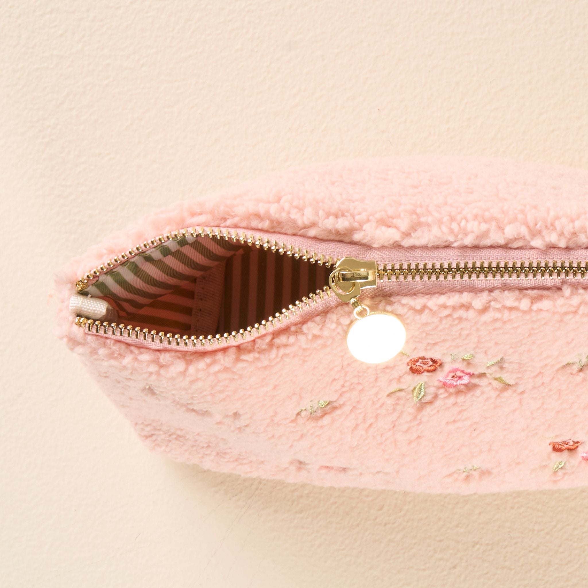 Teddy Pouch | Dainty Floral Pink